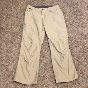 Kuhl Ladies khaki size 10 pants with 27.5” inseam.